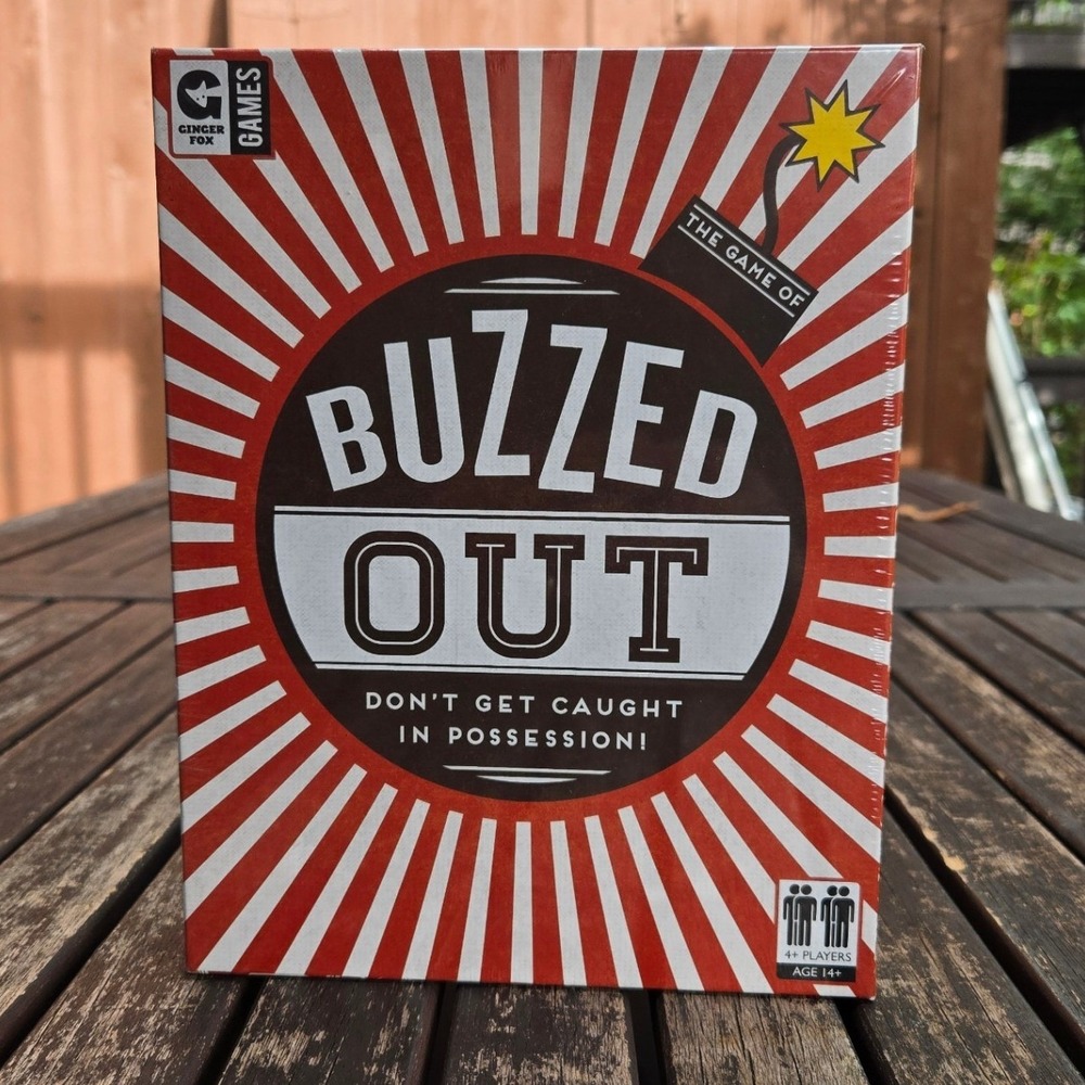 Buzzed Out Board Game Ginger Fox Family Party Game New Sealed